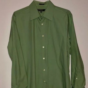 Perry Ellis Dress Shirt Men's Long Sleeve Button